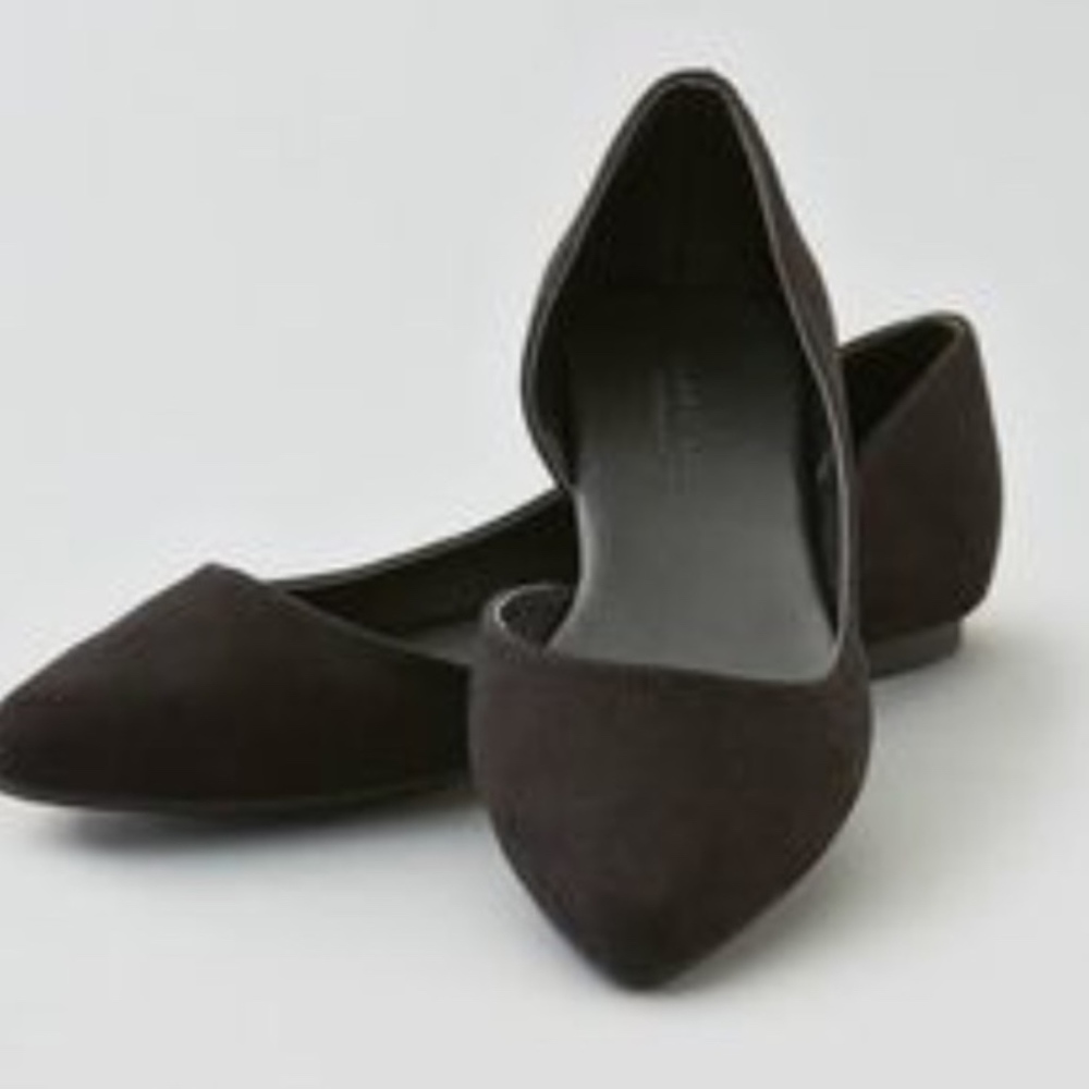 American Eagle Outfitters Black D’Orsay Flat